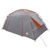 Cabin Tent Gray and Orange 400 x 210 x 180 cm Polyester
