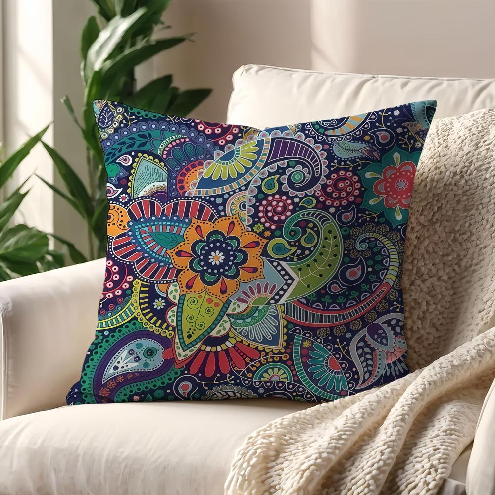 Art P-Paisley Vinyl cushion cover Decoration Room Shop Car Best Home Office Coffee Pillow Sofa Printing Nordic Simplicity Hit