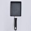 Mini Frying Pan Black Household Portable Japanese Style Egg Frying Pan Rectangular Mini Omelet Pan