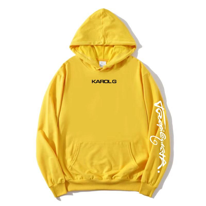 Tropicoqueta Hoodie KAROL G Album Printing Sweatshirts Long Sleeve Female Hooded Pullovers Fleece Warm Streetwear
