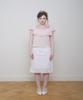 Beliar Cotton Veil Skirt-White