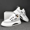 Fashion British style men's fashion white shoes party banquet dress lace-up genuine leather shoe platform sneakers designer footwear man