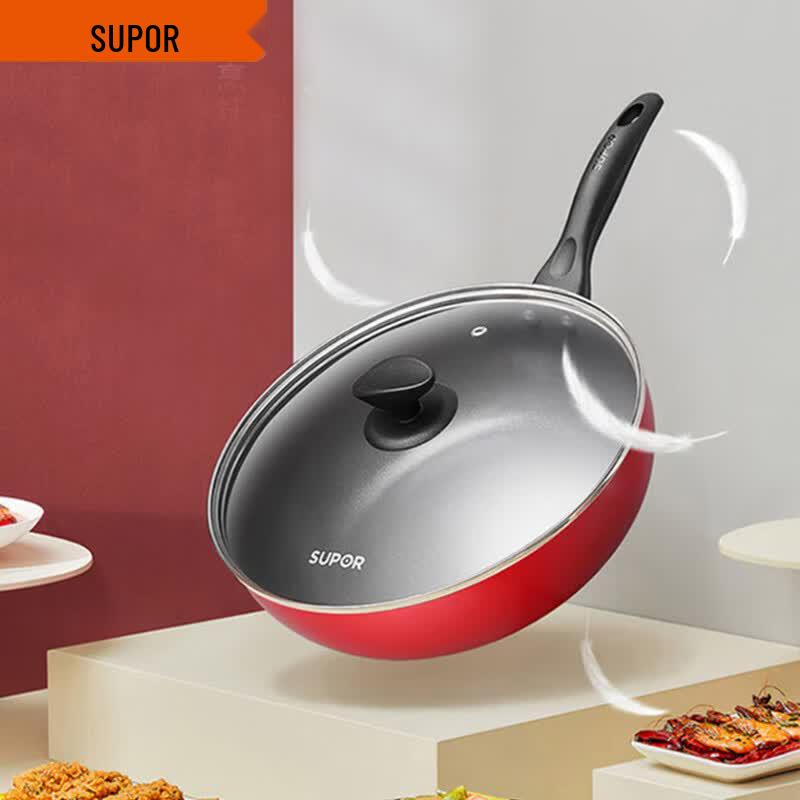 Supor Colorful Easy Clean Non-stick Frying Pan 28cm