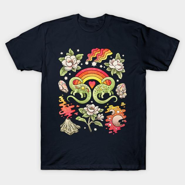 

Men Black Print T-shirt Love You Till Extinction | Dinosaur Science Fantasy Art No-Cut Transfer Paper Print Cotton Tshirt L Темно-синій