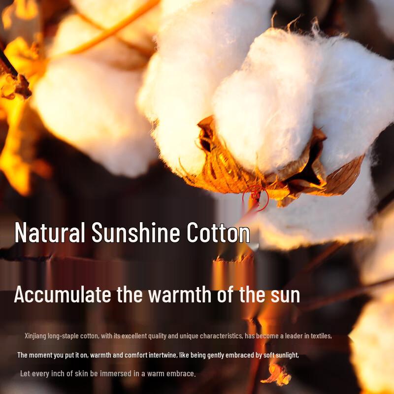 GUJIN Men's 40s Cotton Antibacterial Thermal Base Layer Pants