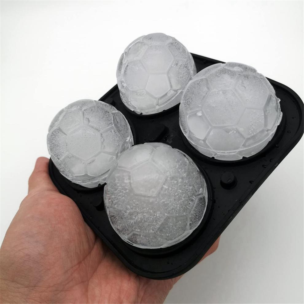 Silicone Rugby Ice Tray Shape Whisky Ball Maker Hockey Mold