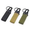 Tactical Nylon Webbing Buckle Carabiner Hook EDC Molle Backpack Belt Clip Keychain Hanger For Outdoor Climbing Camping