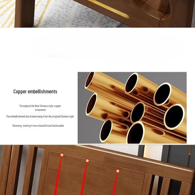 Miling Modern Chinese Solid Wood Sofa Set