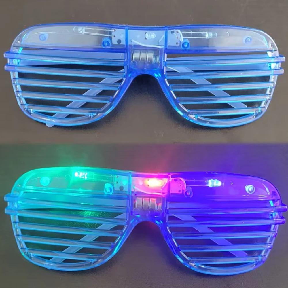 

10/30/50 Pcs Glow in The Dark Led Glasses Light Up Sunglasses Party Favors Glow Glasses Children Adults Party Supplies 10pcs синий