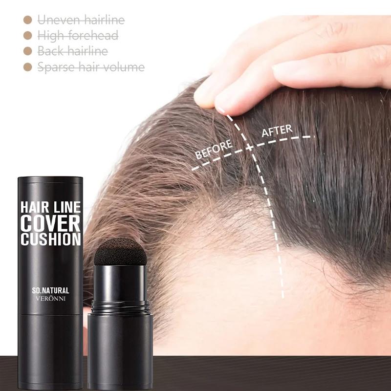 Instant Hairline Powder, Fast Covering Hair Root Concealer, Eyebrow and Beard Lines, and Long-lasting Wind and Sweat Resistant