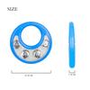 Orff Tambourine Ring Hand Held Drum Double Side Jingle Bells Children Enlightenment Music Toys Flower Model Percussion Toys
