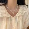 2024 Luxury Bow Heart Pendant Choker for Women - Elegant Evening Clavicle Chain