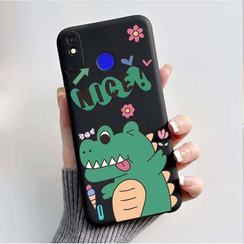 

Печатный чехол для телефона Tecno Spark 4 Lite/POP 3PLUS Funda Capa Мягкий силиконовый черный корпус Чехол Милый Цветок Мультяшный Корпус Coque Tecno Spark 4 Lite