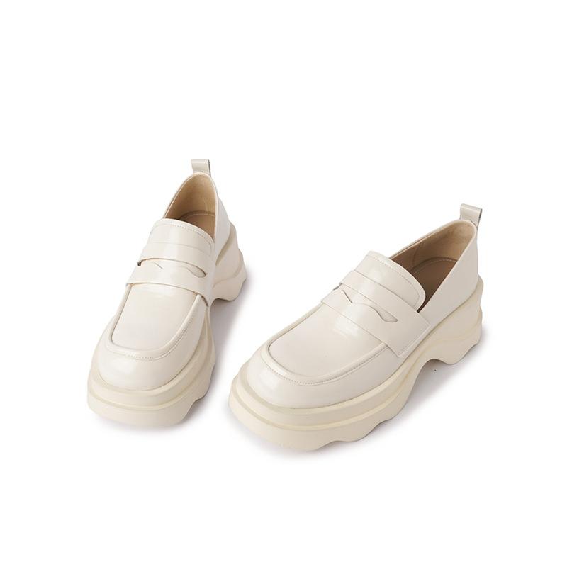 Plattformsko 2025 vår muffinsko sølv høye hæler sko Mary Jane sko høye hæler