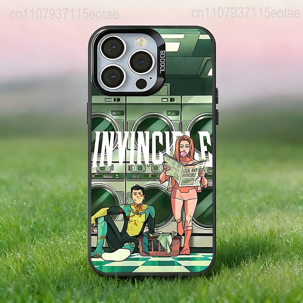 Adult animation l-Invincible  Phone Case For iPhone 17,16,15,14,13,12,11,Pro,Max,Plus,E,Air,Mini Anti Fall Black  Bumper