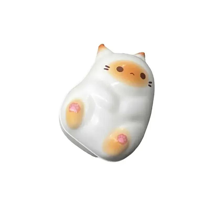 2025 Hot Cute Cartoon Cat Stress Relief  Toy Squeeze Antistress Ball Cartoon Home Table Ornaments  Home Decor  Office Decoration