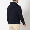 FootJoy Men's Honeycomb Print Long Sleeve Pullover Hoodie Sweater, Navy, Size M (FJ-F24-M03, 32210-M)