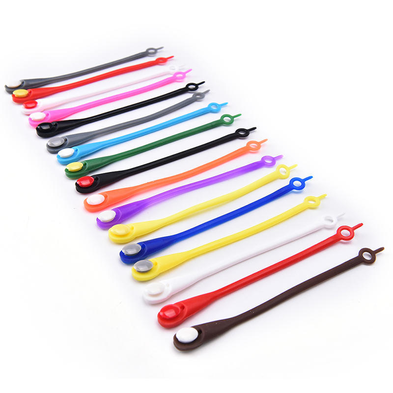 Buy 10PCS Shoelaces Novelty No Tie Shoelaces Unisex Elastic Silicone