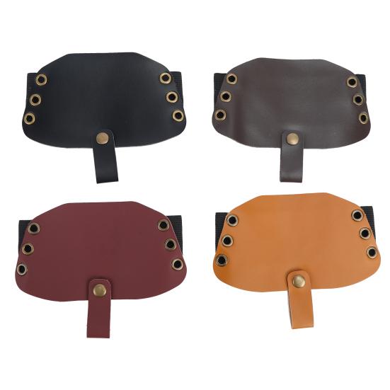 1Pc Motorcycle Shoe Cover Protective Wear Resistant Faux Leather Gear Shift Pad Boot Protector for Motorbike