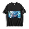 Jujutsu Kaisen Satoru Gojo Koszulka - Stylowy Design z Podnoszeniem Opaski Unisex