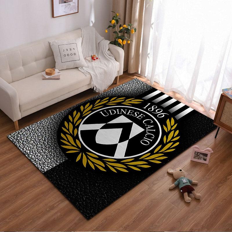 Udinese Calcio Logo Carpet suitable as a non-slip mat for the living room or bedroom sofa