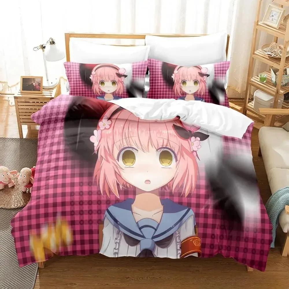 New Magical Girl Raising Project Bedding Set Single Twin Full Queen King Size Bed Set Adult Kid Bedroom Duvet Cover Sets Anime