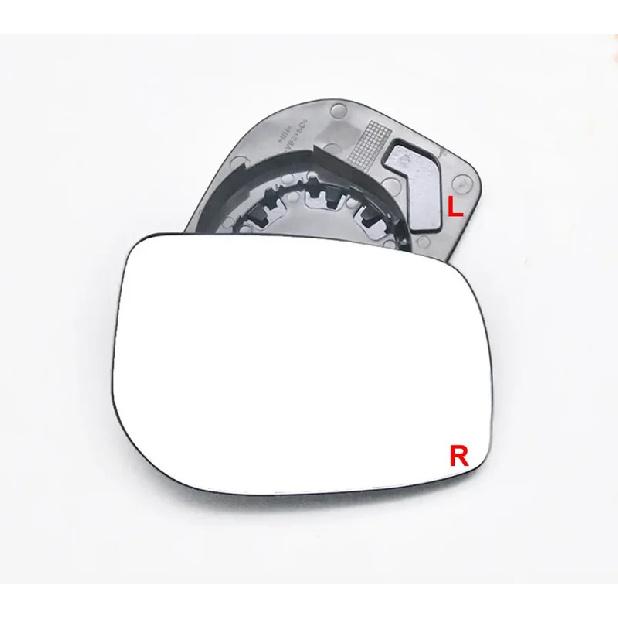 For Toyota Yaris 2008 2009 - 2014 Replace Rearview Mirror Glass Outside Rear View Mirror White Lens Without Heating