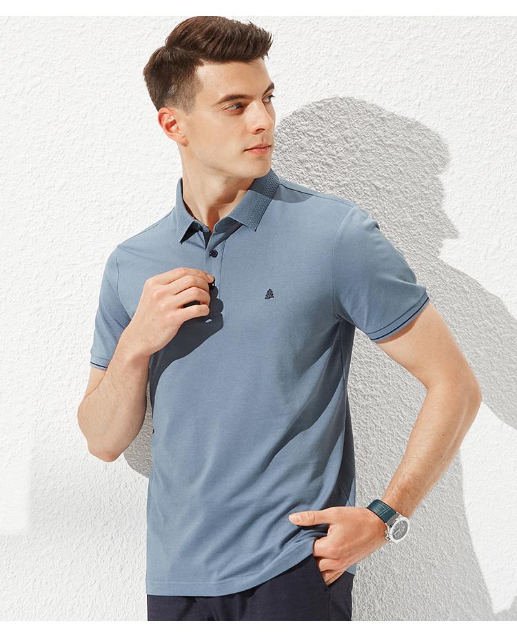 Summer Business Casual Short-sleeved Polo Shirt for Men