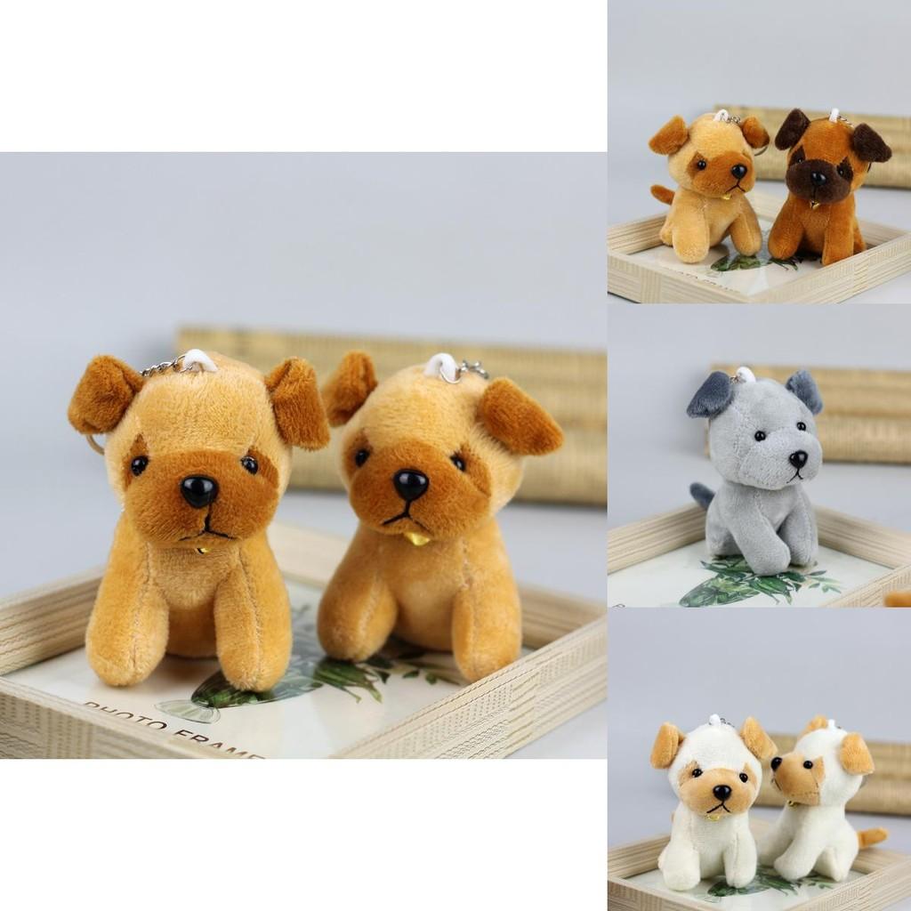 Cute Little Wolfdog Plush Toy Realistic Husky Puppy Stuffed Animal Doll Keychain