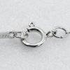 TIFFANY&Co. Teardrop Necklace Elsa Peretti Silver925 1.8g Women Used