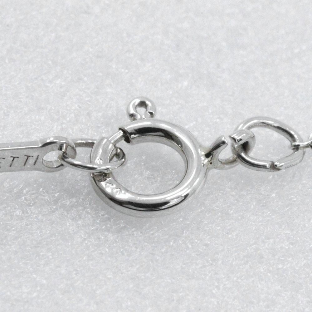 TIFFANY&Co. Teardrop Necklace Elsa Peretti Silver925 1.8g Women Used