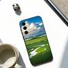 Grassland Phone Case For Samsung Galaxy A73,A72,A71,A70,A53,A52,A51,Others Soft Black Cover