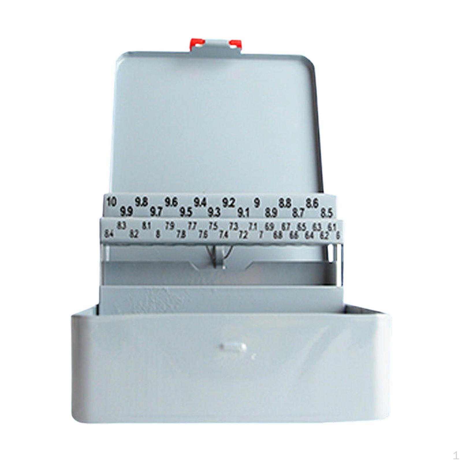 

Drill Index Box Holder,Professional,Compact,Sturdy, Portable 41 Capacity Metal Indexed Storage