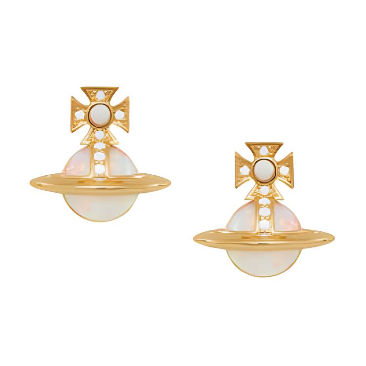 

Vivienne Westwood Franca Brass Earrings Women earrings Gold 8050889940968 Basic Packaging-Dust Bag+Box