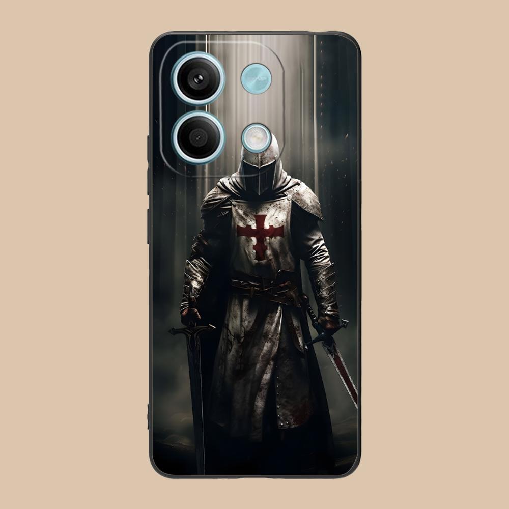 

Templar Knights Mobile Phone Case for POCO M7 M6 M5 M4 M3 X7 X6 X5 X4 X3 Pro GT 5G Colorful Printing Cover Smartphone Cellphones Poco X3 GT