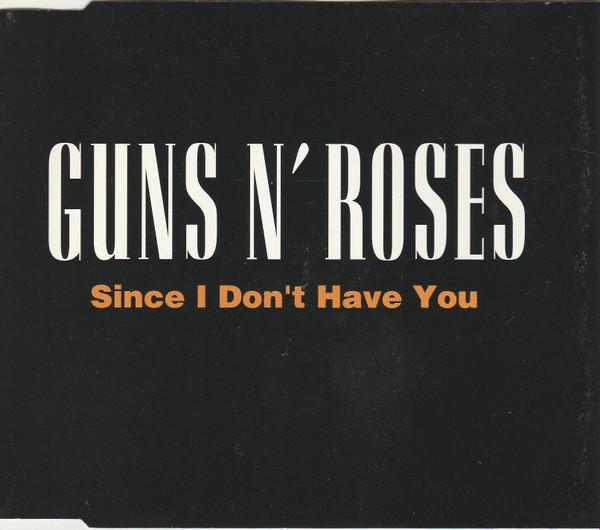 

CD GUNS N ROSES - Since I Dont Have GED21899 Geffen Records 1993 Japan Rock Used