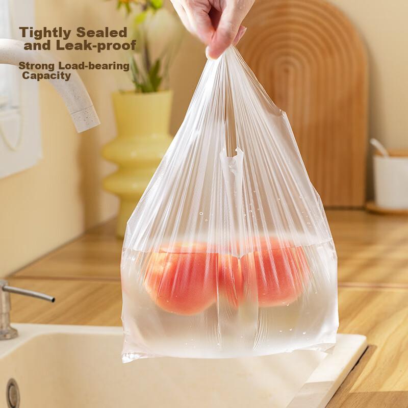 Kaulus Pull-Out PE Vest Food Storage Bags, M Size, 150 Pieces