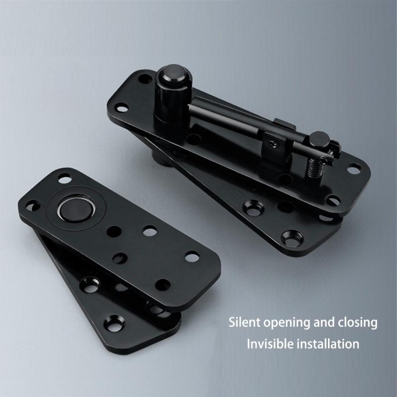 Wood Door Pivots Hinges Stainless Steel Concealed Door Hinge 360 Degree Rotation Invisible Pivots Door Hardware