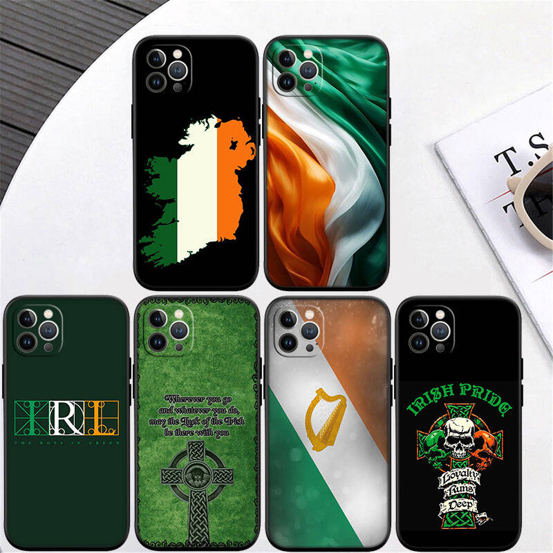 RT10 Ireland irish flag Phone Shell for Samsung S20 S21 S22 S23 S24 FE Ultra Plus Lite S21S A55 A07 A17 F06 F16 M06 M16 M56 A36 A37 A57