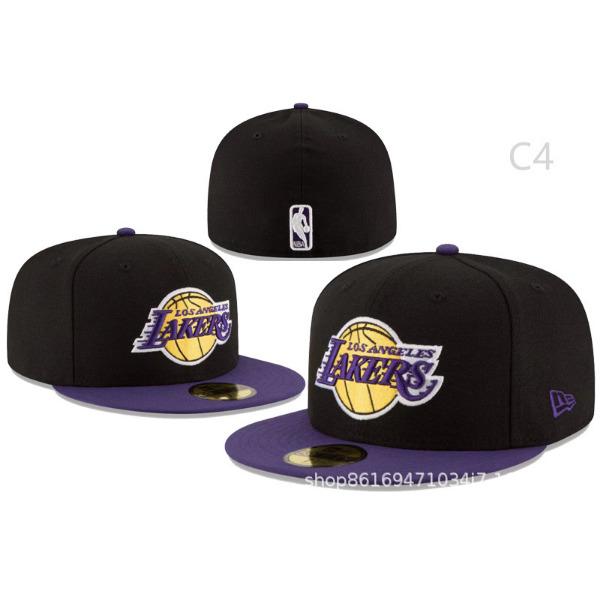 Populárna mestská plne uzavretá čiapka s plochým okrajom Lakers Bez nastaviteľná baseballová čiapka Cestovná vetruodolná opaľovacia čiapka na voľný čas