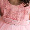 2024 New Petal Baby Flower Girl Bridesmaid Wedding Dress for Children
