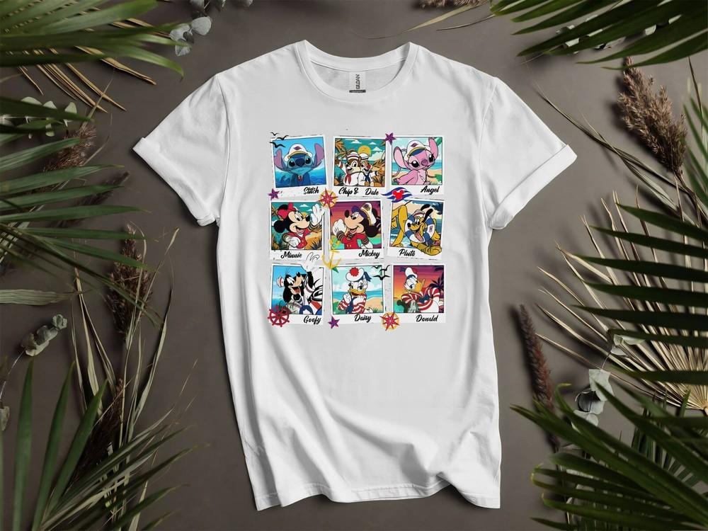 

Mickey and Friends Stitch Chip N Dale T-shirt T shirt Men Women Unisex Tshirt K541 M