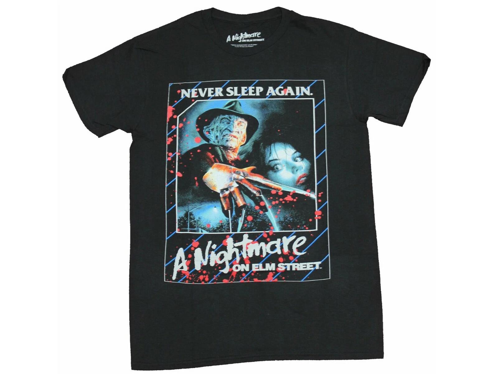Nightmare On Elm Street Never Sleep Again Men s T-shirt NWT S