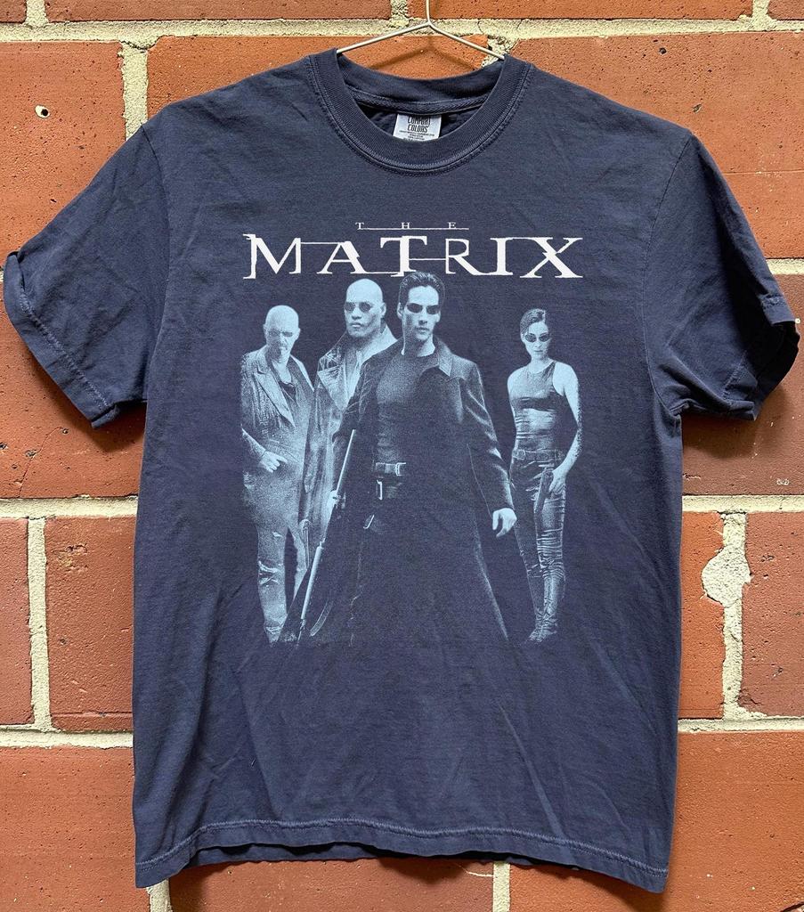 Vintage The Matrix Shirt, Keanu Reeves T-Shirt, Retro 90s Sci-Fi Movie Tee, Neo Matrix Shirt, Classic Movie Shirt, Gift For Him