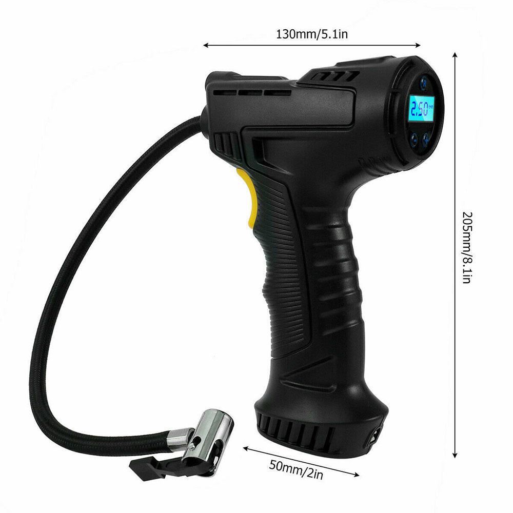 Automatic Cordless LCD Digital Car Tire Inflator Handheld Air Compressor Pump