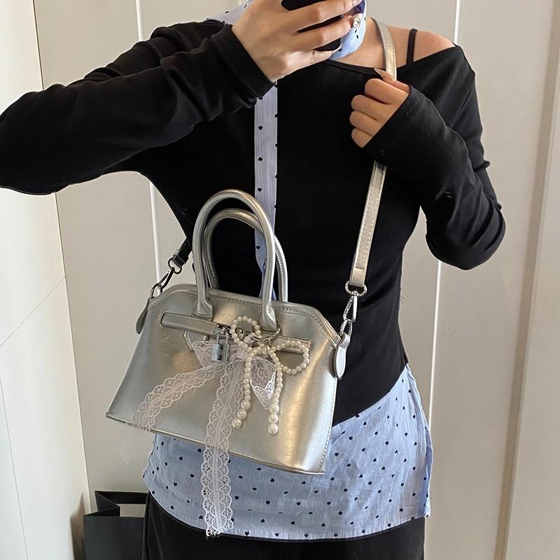 IELGY High-End Fashion Trendy Simple Shell Bag Casual Commuter Shoulder Cross-Body Female Bag