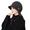 Versatile Peaked Cap Women'S Season Heap Hat Middle-Aged And Elderly Mother Elegant Temperament Fisherman Hat