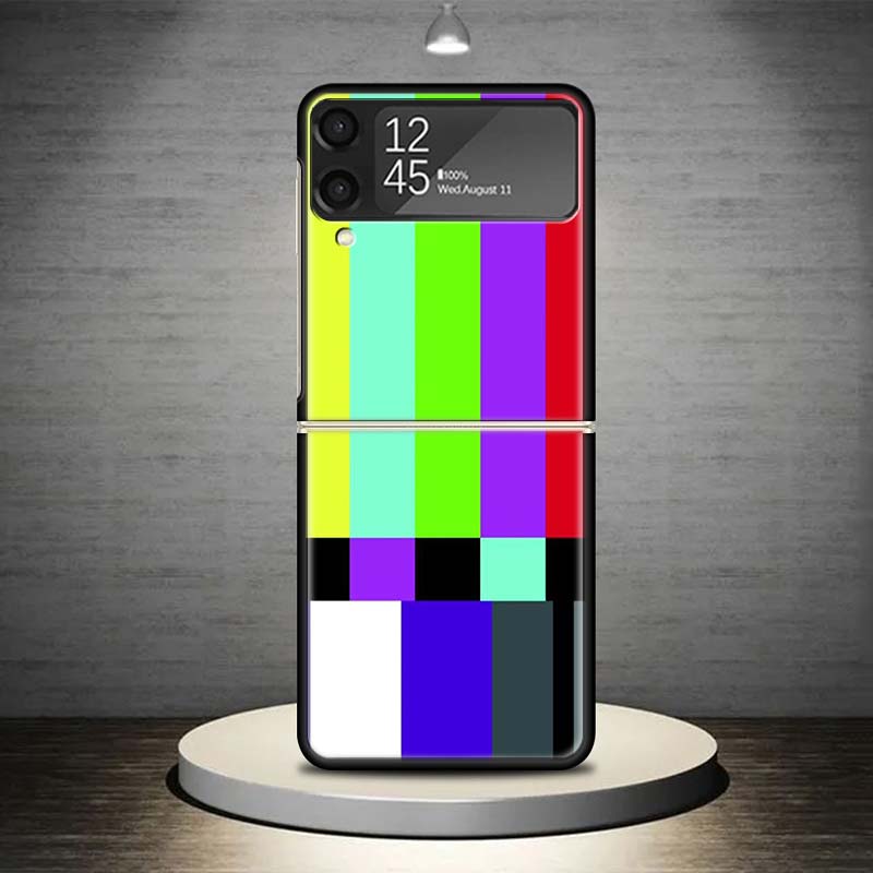 

Broken Phone Screen Phone Case For Samsung Galaxy Z Flip 7 6 5 4 3 5G Cover ZFlip7 ZFlip6 ZFlip4 ZFlip5 ZFlip3 Coque Fundas Gala Samsung Z Flip 4