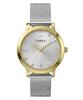 Main Street Watch Water Resistant for Daily Mineral Silver [TIMEX] Quartz, Use, Glass, Dial, TW2Y48800, Women's [Authentic]