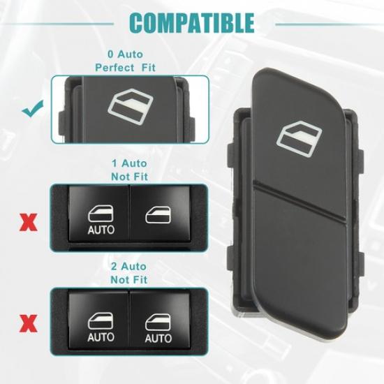 Right/Left Side Master Power Window Switch for VW Polo 9N 01–10 No.6Q0959856